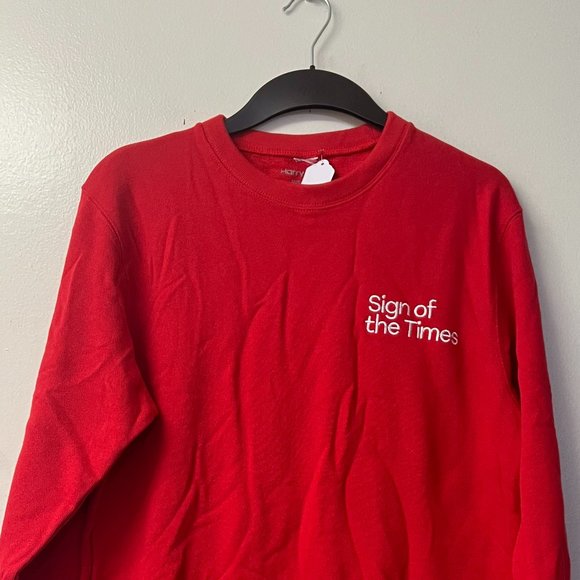 Harry Styles Sign of the Times Sweatshirt Red/Medium NWT - Picture 6 of 8